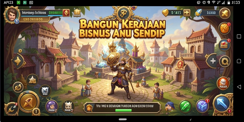 Tampilan menarik dari gameplay Tycoon dalam API33.