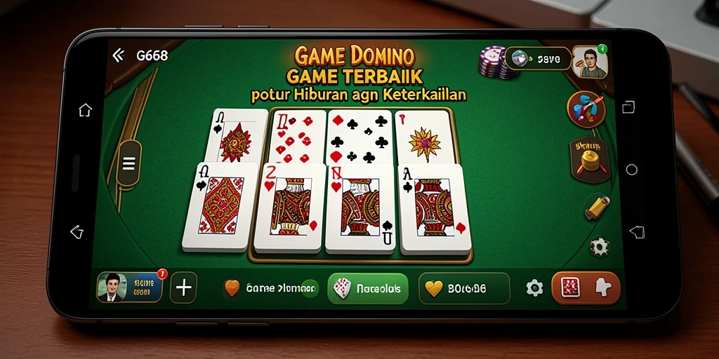 Screenshot G668 menampilkan pengalaman bermain Domino yang mengasyikkan.