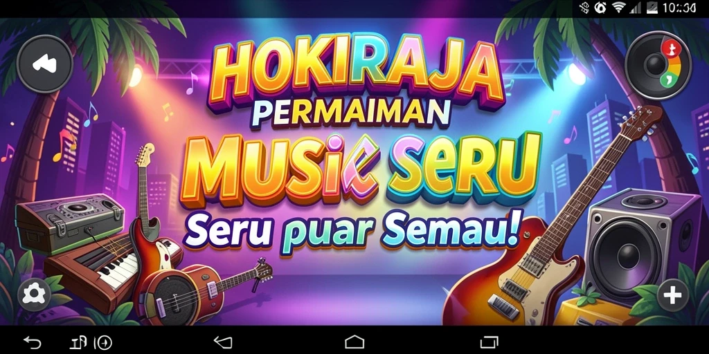 Tampilan gameplay HOKIRAJA yang penuh warna dan interaktif.