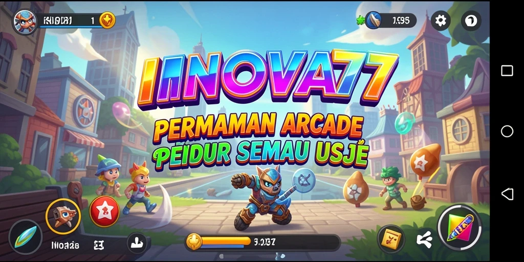 Tampilan menawan dari gameplay seru INOVA77 dalam permainan Arcade.