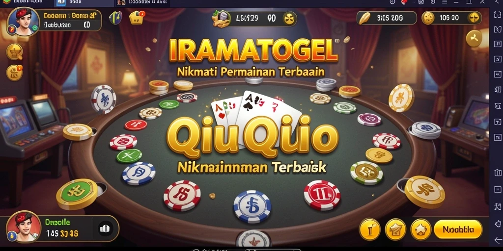 Tampilan gameplay QiuQiu yang seru dan menarik di IRAMATOGEL.