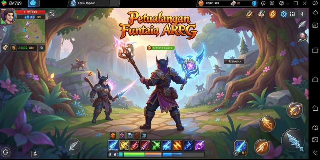 Gameplay seru dengan pertarungan dinamis dan petualangan yang mendebarkan.