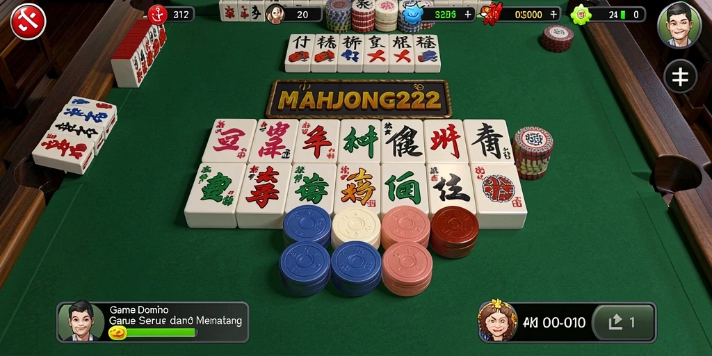 Gameplay menarik dari MAHJONG222 dalam permainan Domino.