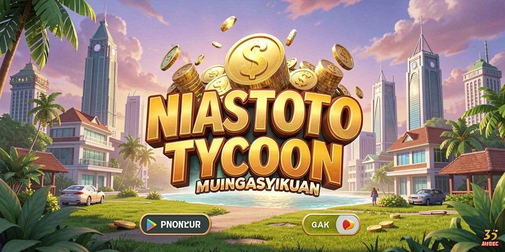 Tampilan menarik dari gameplay NIASTOTO yang penuh strategi Tycoon.