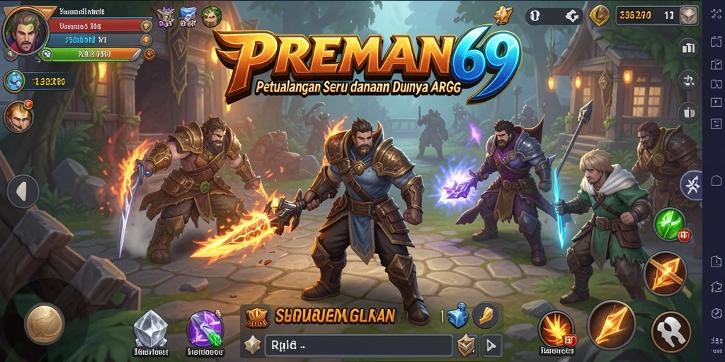 Tampilan menarik dari aksi gameplay <strong>PREMAN69</strong> yang penuh tantangan.