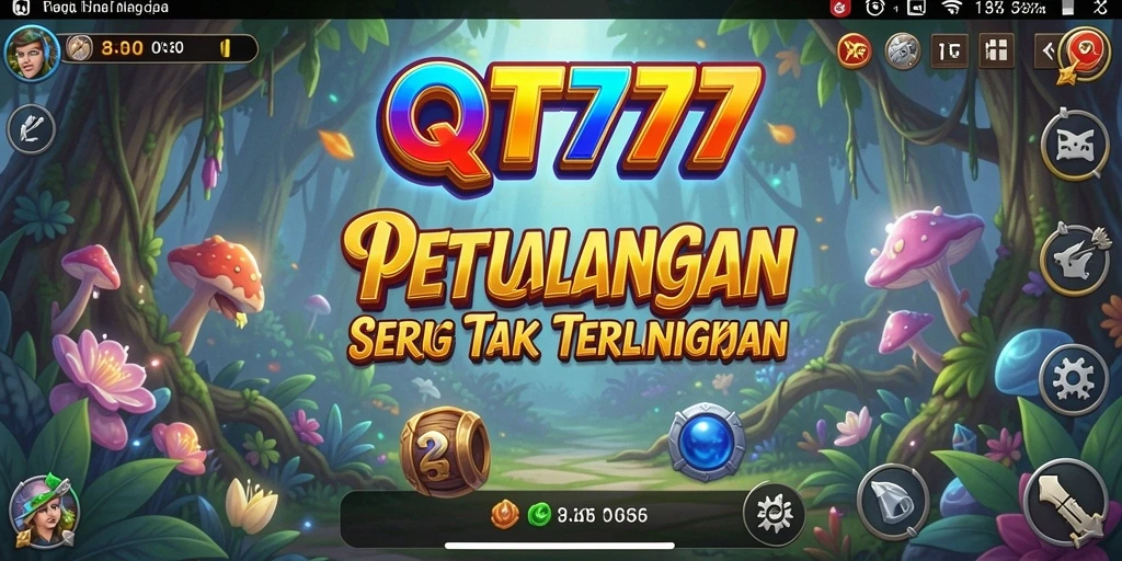 Gameplay QT777 menampilkan petualangan seru dan interaksi karakter.