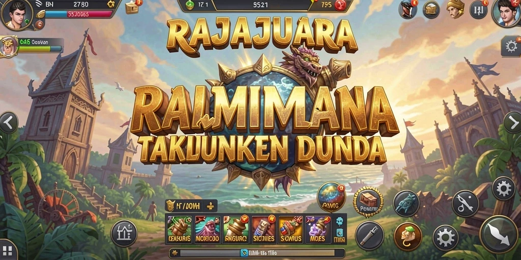 Tampilan mendebarkan dari gameplay SLG RAJAJUARA.