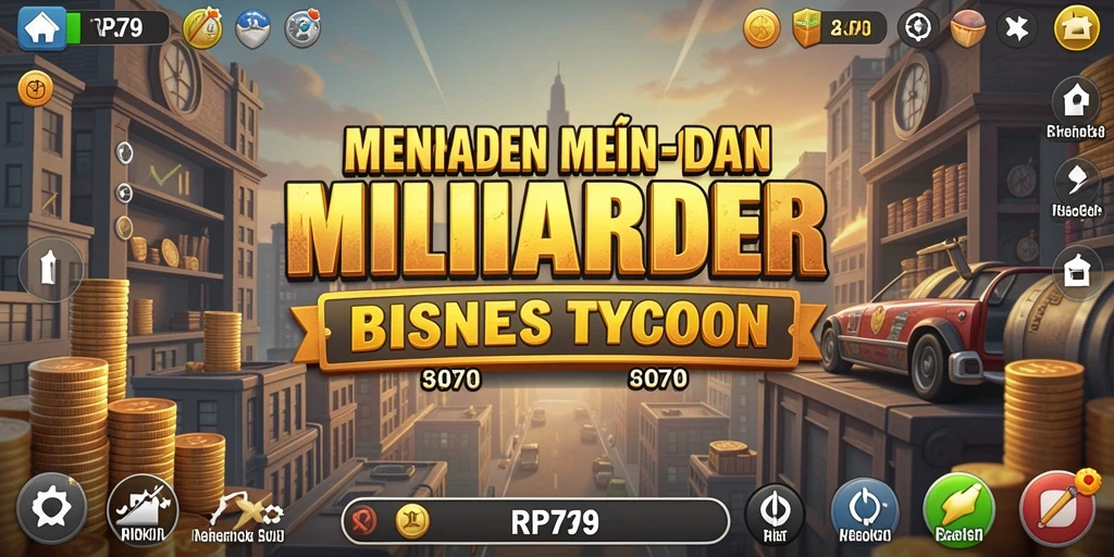 Screenshot menunjukkan pemain sedang mengelola bisnis di RP79.