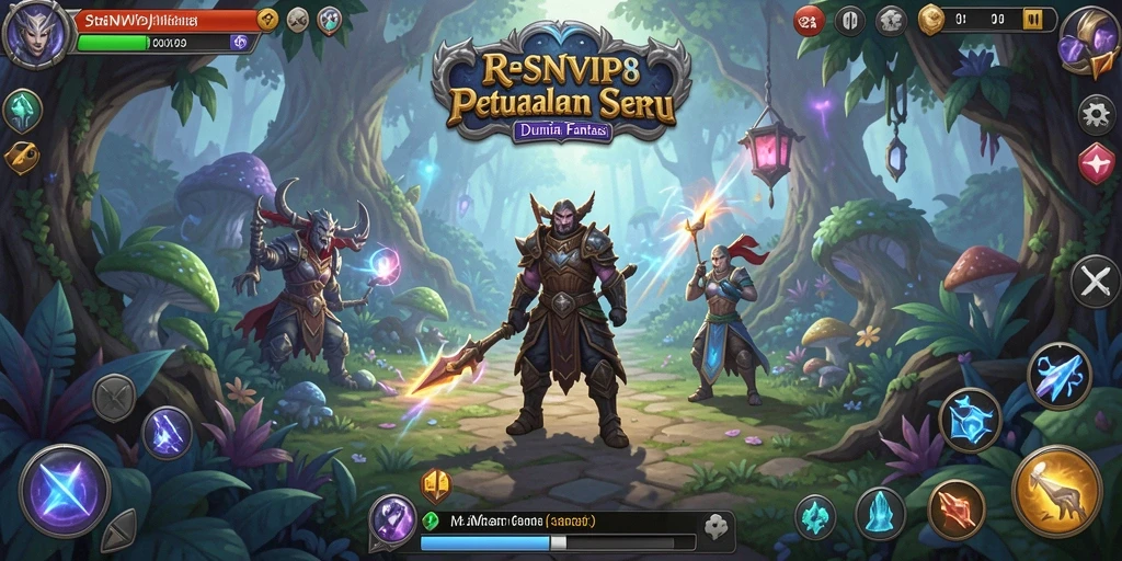 Tampilan gameplay RSNVIP8 yang menampilkan petualangan mempesona.