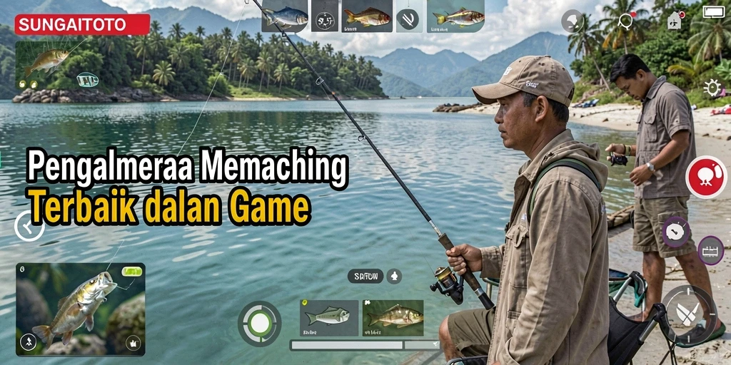 Tangkapan ikan yang besar dan menantang dalam SUNGAITOTO.