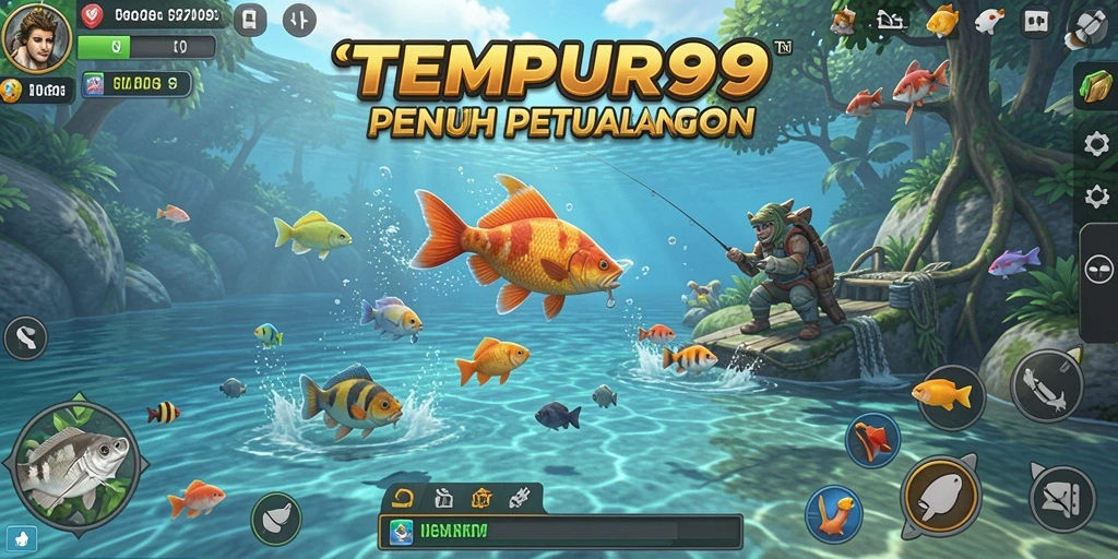 Tangkapan ikan spektakuler dalam gameplay TEMPUR99.