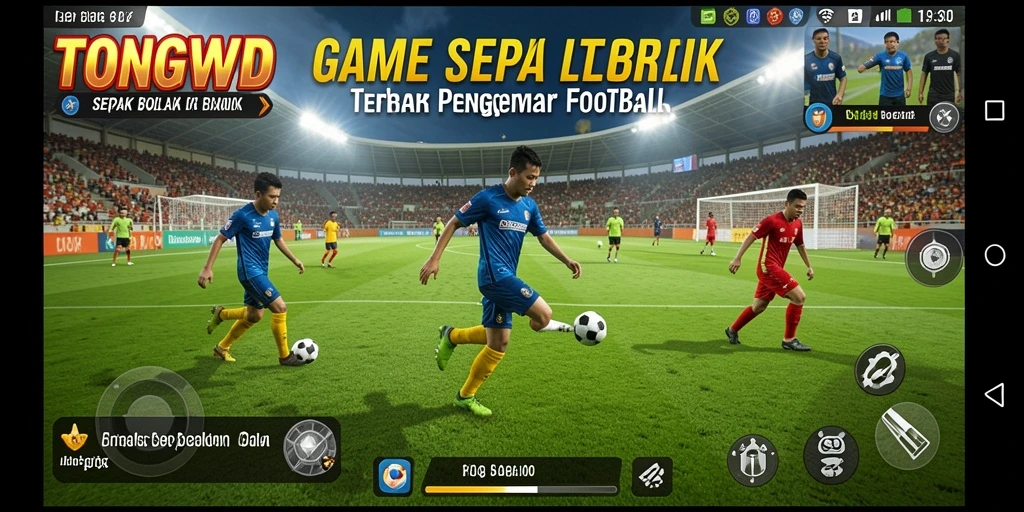 TONGWD menunjukkan gameplay menarik dengan aksi sepak bola seru.