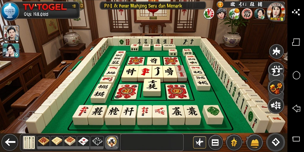 Gameplay seru Mahjong di TVTOGEL dengan grafis yang menarik.