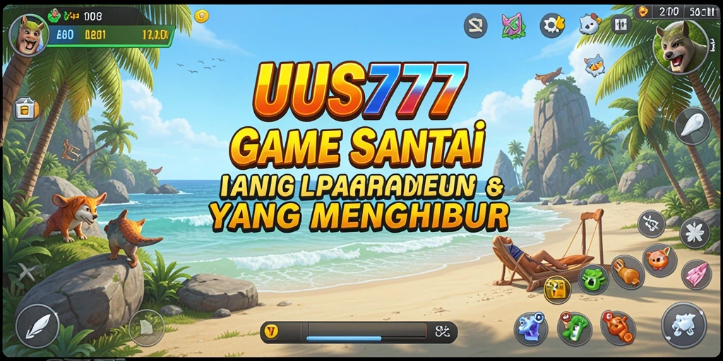 Tangkapan layar utama UUS777 menunjukkan gameplay santai dan seru.