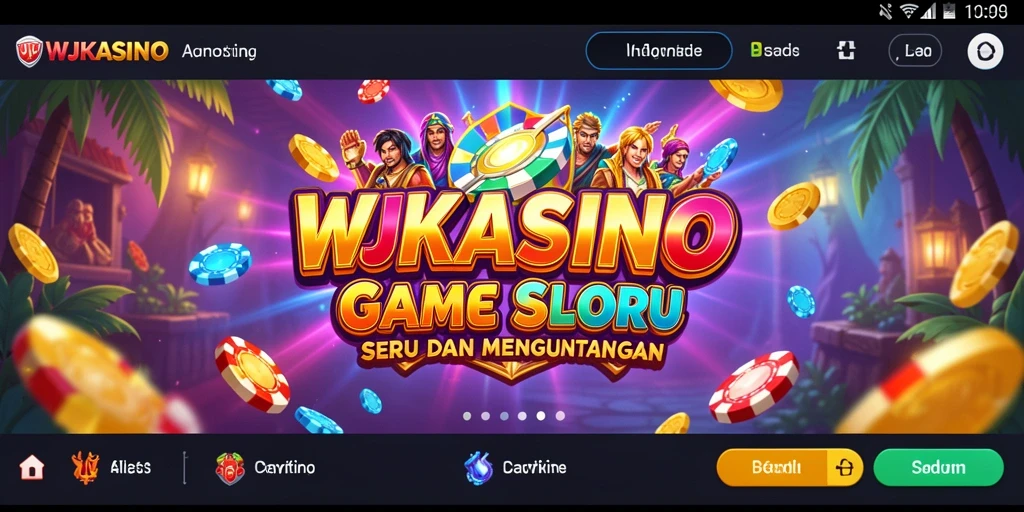 Screenshot gameplay menarik dari WJKASINO dengan efek visual yang memukau.
